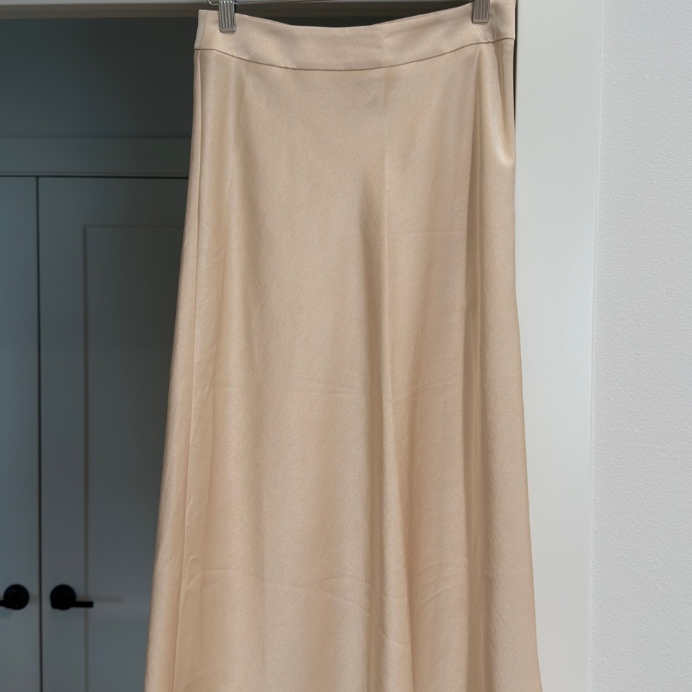 Elegant Butter Yellow A-Line Women's Skirt